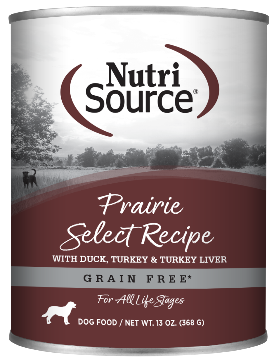 NutriSource GrainFree Wet Dog Food - Prairie Select - Paws Discovery