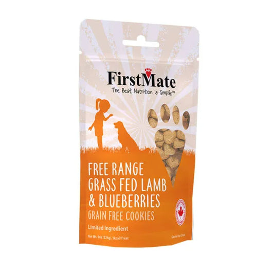 FirstMate Grass Fed Lamb & Blueberries Dog Treats