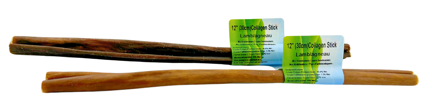 Lamb Collagen Stick 12”
