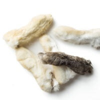 Natural Rabbit Feet Single - Paws Discovery