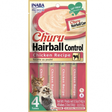 Inaba Churu Purées Hairball Control Chicken Recipe - Paws Discovery