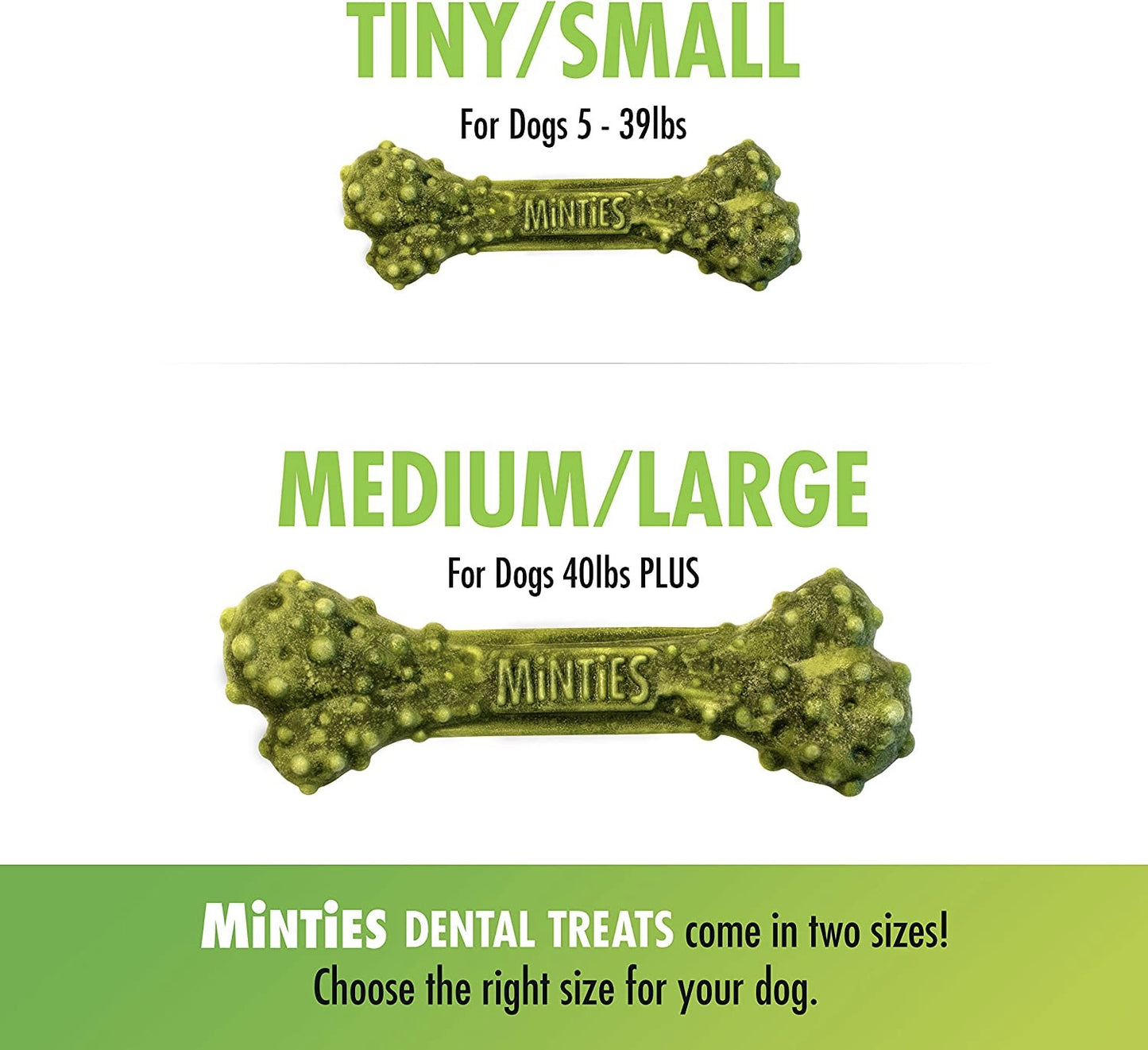 Minties Maximum Mint Dental Bone Medium/Large - Paws Discovery