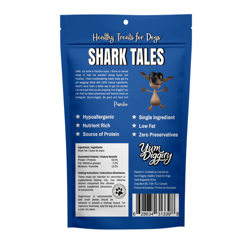 Shark Tail Dog Treats - Paws Discovery