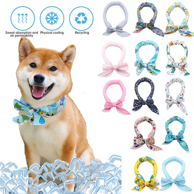 Keep Your Pet Cool with Pet Cooling Scarf Neck Wrap Innovative