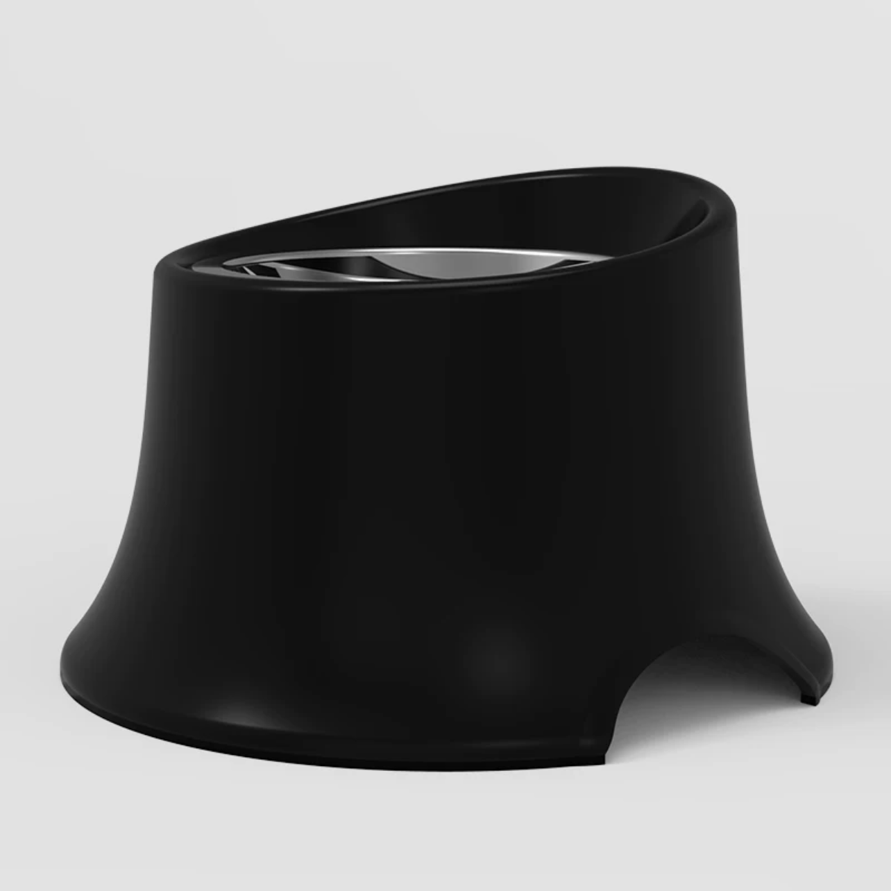 Elevated Slop Stainless Steel Bowl - Paws Discovery