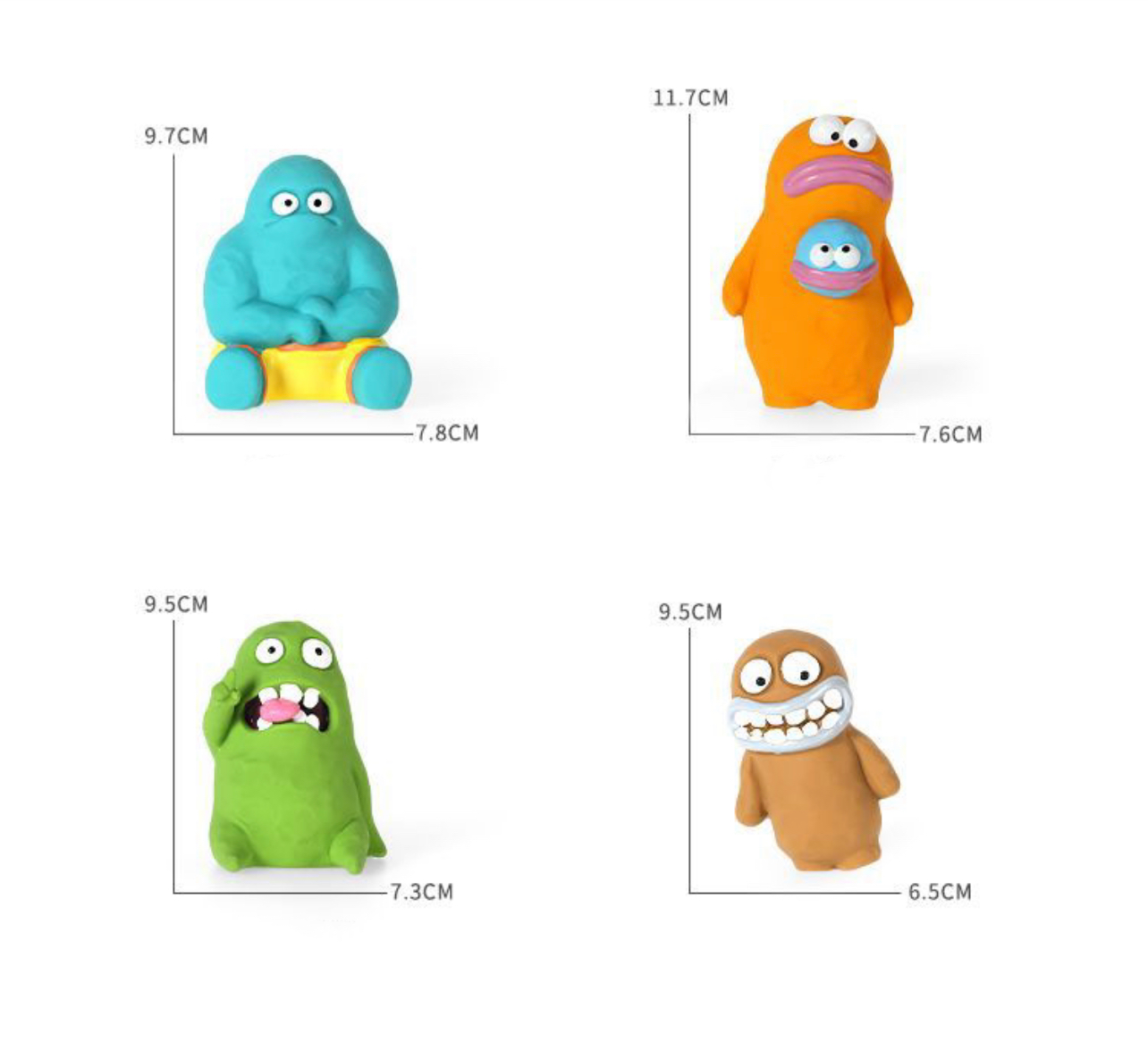 Non-Toxic Latex Squeaker Monster Toy - Paws Discovery