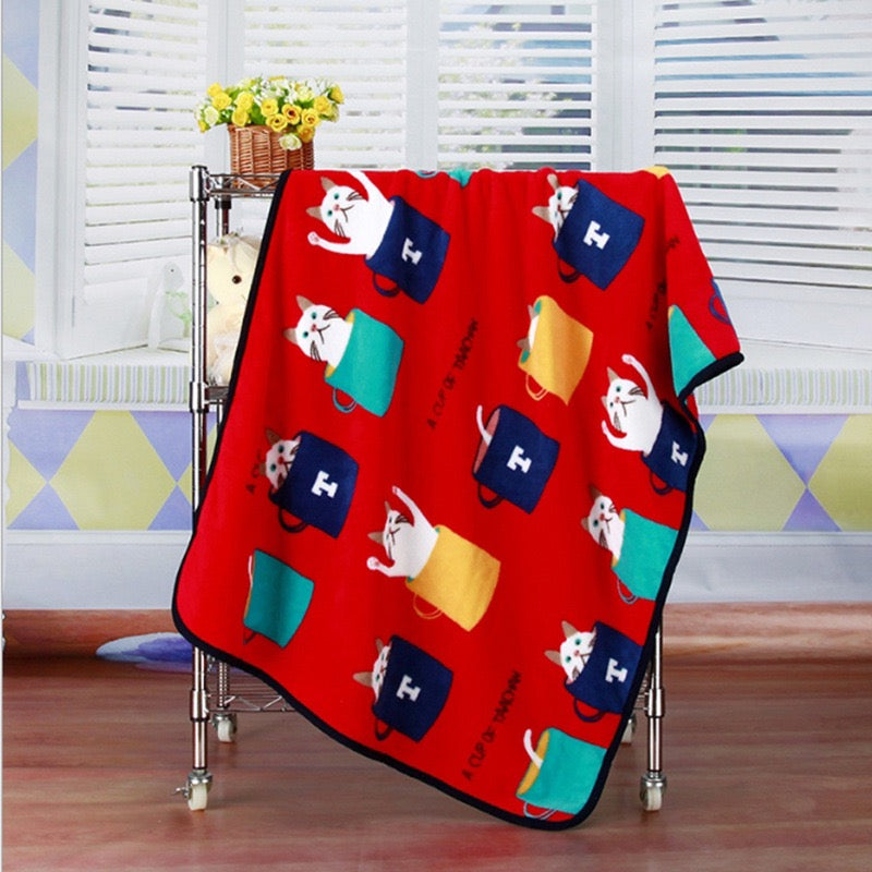 Animal Prints Velvet Blanket - Paws Discovery