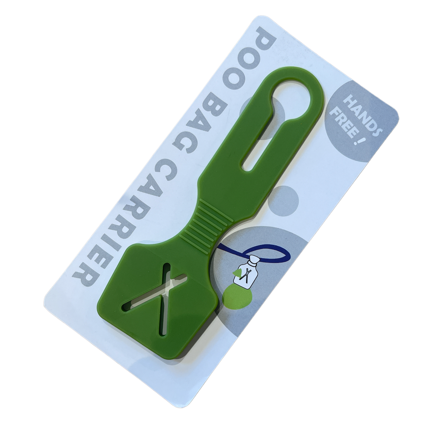 Hands Free Silicone Poop Bag Carrier - Paws Discovery