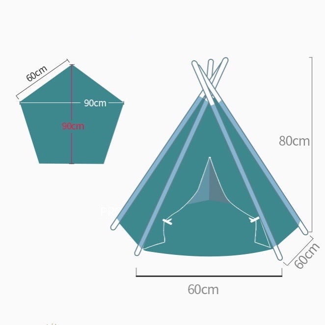 Teepee House Tent For Pet - Paws Discovery
