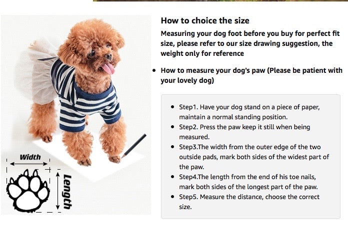 Winter Boots Shoes for Small Dogs - Paws Discovery