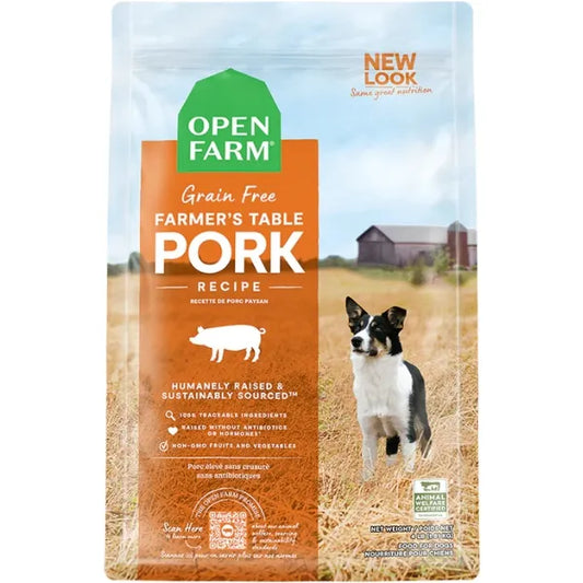 Open Farm Dog Grain Free Farmer’s Table Pork 4 lb - Paws Discovery 