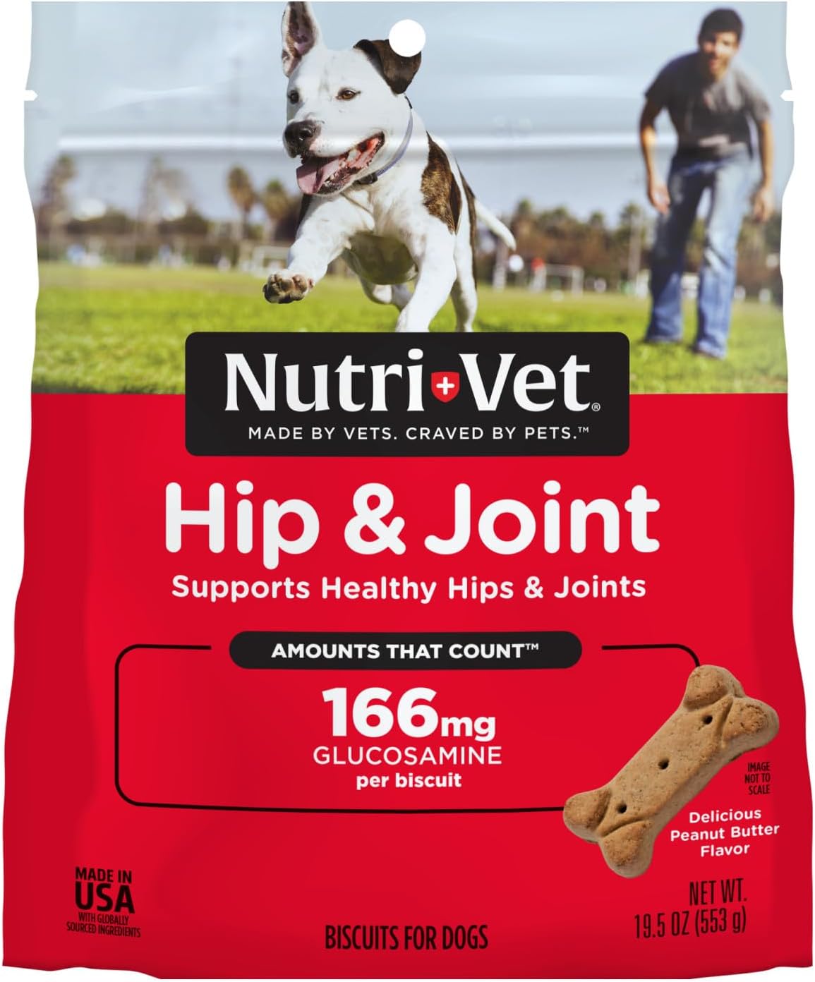 Nutri-Vet Hip & Joint Biscuits Dogs Regular Strength 19.5oz