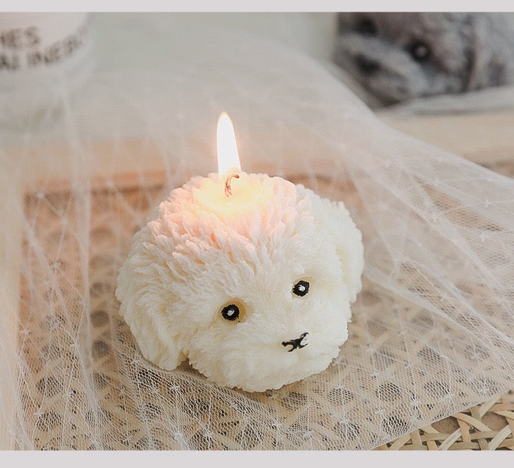 Hand Made Teddy Scented Candle