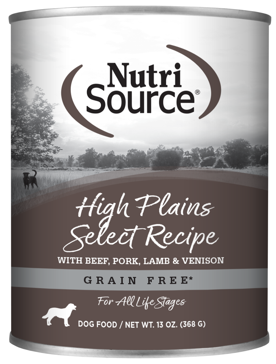 NutriSource GrainFree Wet Dog Food - High Plains Select