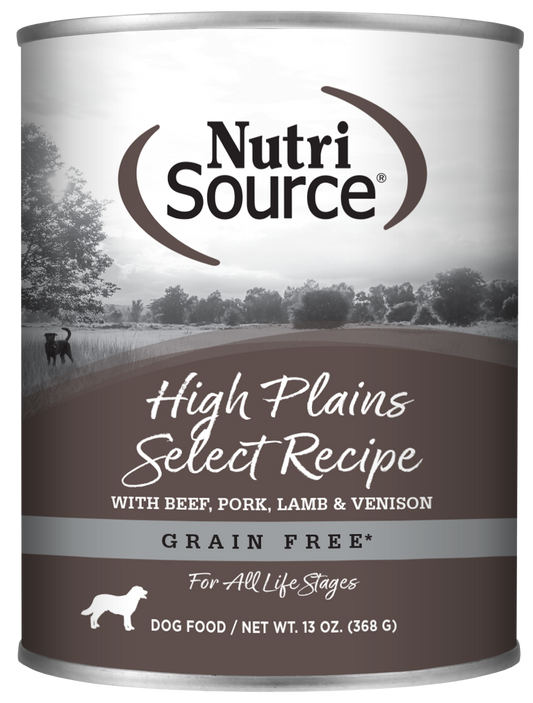 NutriSource GrainFree Wet Dog Food - High Plains Select
