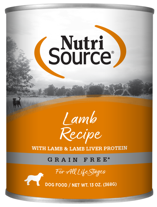 NutriSource GrainFree Wet Dog Food - Lamb Recipe