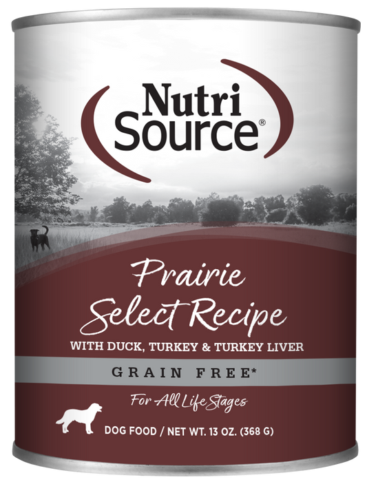 NutriSource GrainFree Wet Dog Food - Prairie Select
