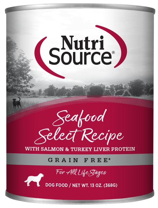 NutriSource GrainFree Wet Dog Food - Seafood Select