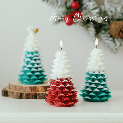 Handmade Christmas Tree Scented candle 