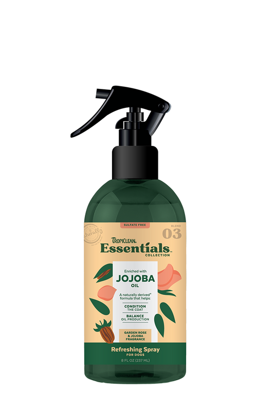 TropiClean Essentials Jojoba Oil Deodorizing Spray 8oz