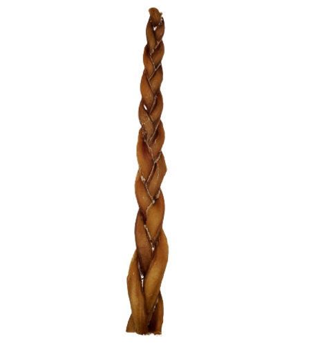 1 pc Braided Bully Stick 12”