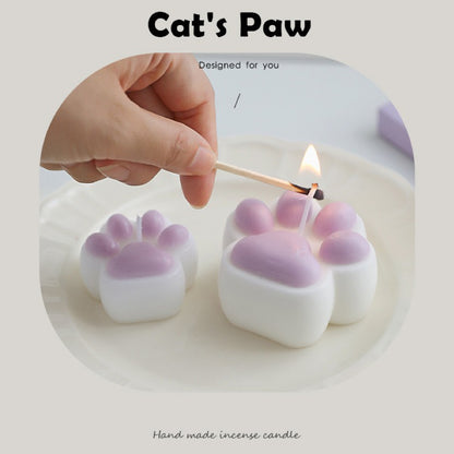 Hand Made Paw Print Scented Candle - Paws Discovery 