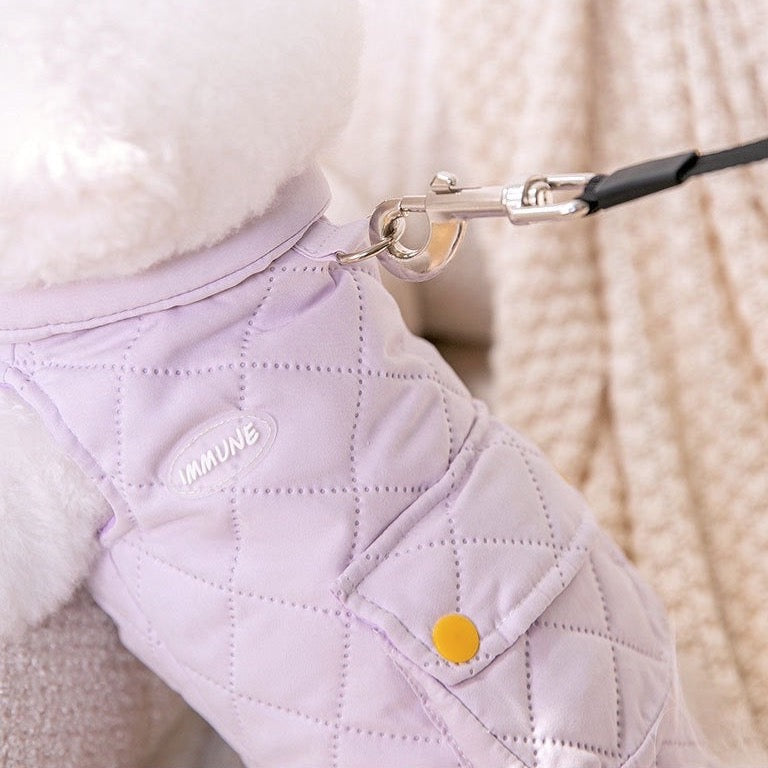 Winter Vest Jacket with D Ring for Dog