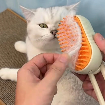 Rechargeable Steamy Pet Brush