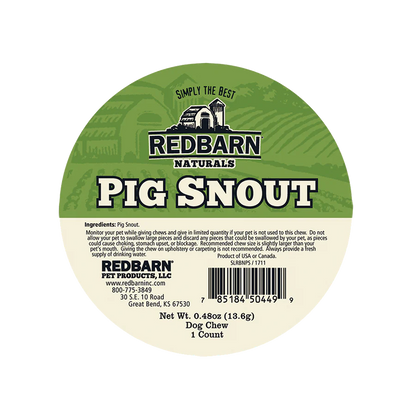 Natural Pig Snouts Dog Treat - Paws Discovery 