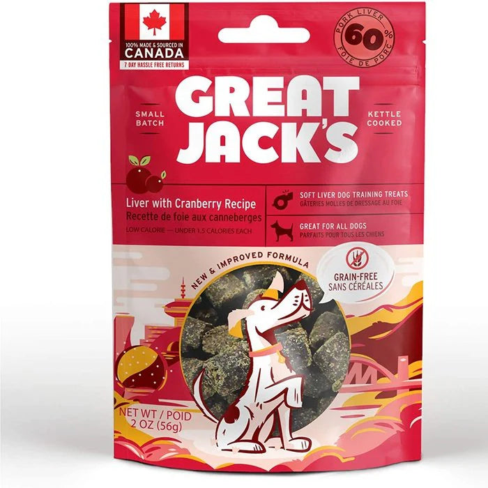 Great Jack's Dog Treats - Liver with Cranberry Recipe