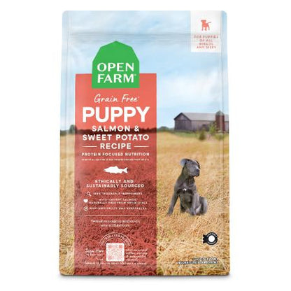 Open Farm Dog Grain Free Puppy Salmon&Sweet Potato Receipe 4 lb