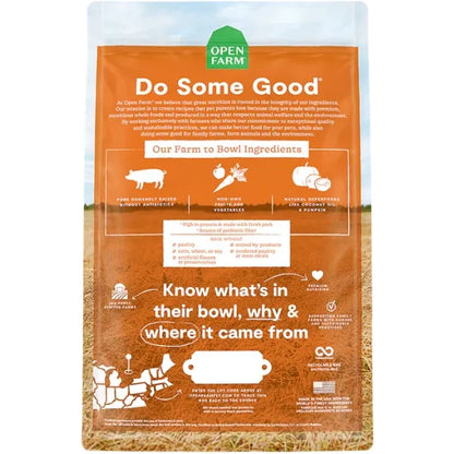 Open Farm Dog Grain Free Farmer’s Table Pork 4 lb - Paws Discovery 