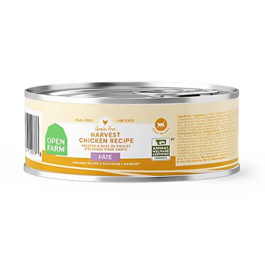 Open Farm Patés Cat Food - Harvest Chicken - Paws Discovery 