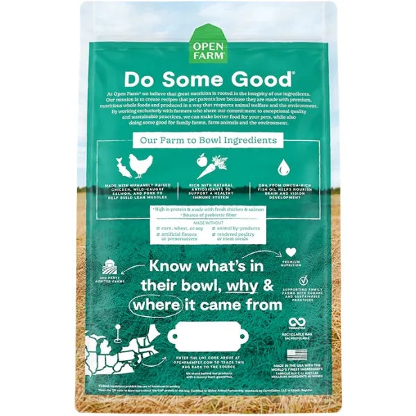 Open Farm Dog Grain Free Puppy Receipe 4 lb