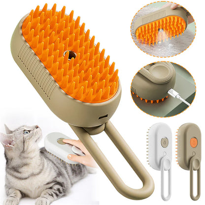 Rechargeable Steamy Pet Brush