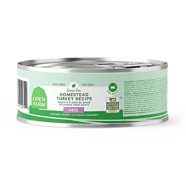 Open Farm Patés Cat Food - Homestead Turkey - Paws Discovery 