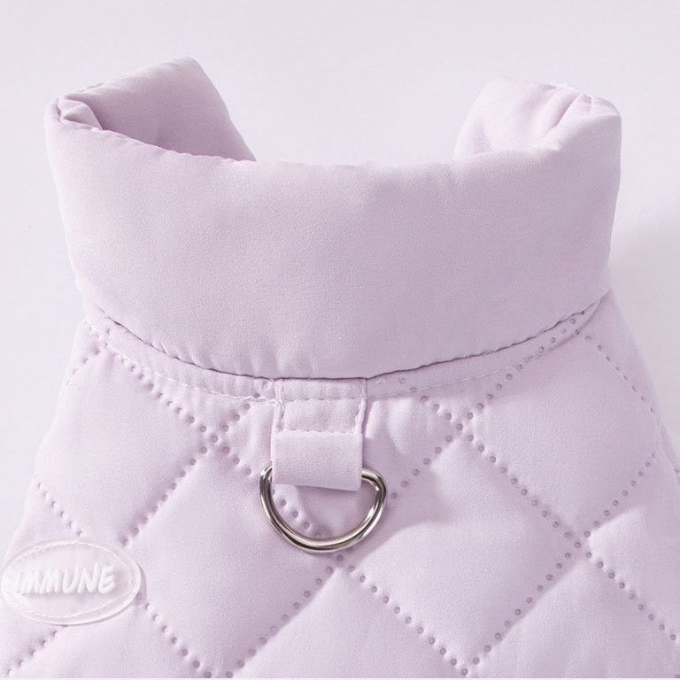 Pet Winter Vest Jacket with leash clip