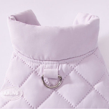 Winter Vest Jacket with D Ring for Dog - Paws Discovery 