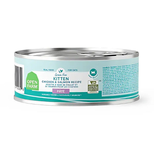 Open Farm Patés Kitten Food - Chicken and Salmon - Paws Discovery 