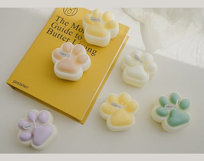 Hand Made Paw Print Scented Candle - Paws Discovery 