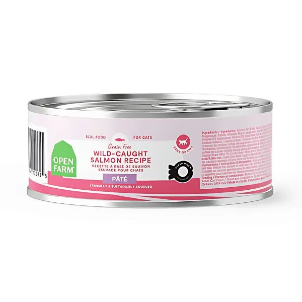 Open Farm Patés Cat Food - Wild Caught Salmon - Paws Discovery 