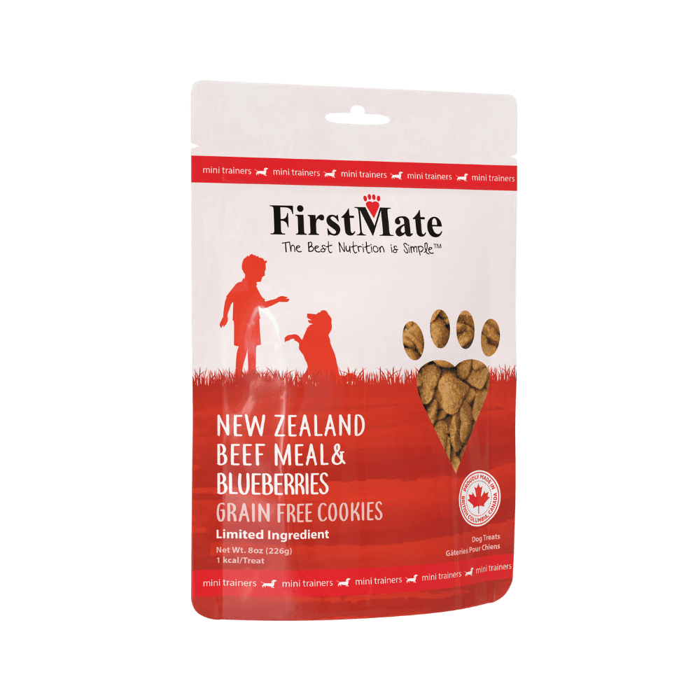 FirstMate Mini NewZealand Beef  & Blueberries Dog Treat