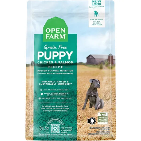 Open Farm Dog Grain Free Puppy Receipe 4 lb