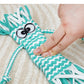 Squeaky Braid Toy For Dogs and Cats