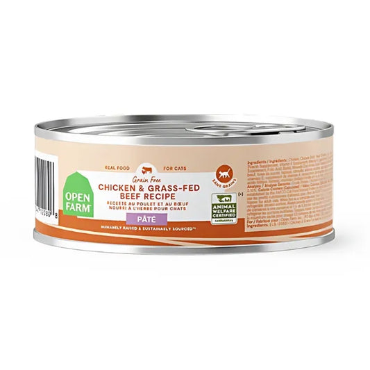 Open Farm Patés Cat Food - Chicken and Beef - Paws Discovery 