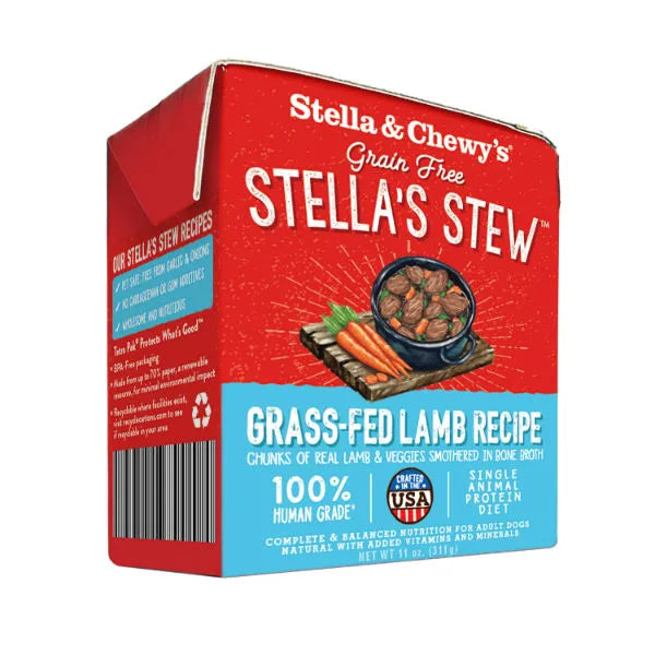 Grass-Fed Lamb Dog Stew 11 oz - Paws Discovery 