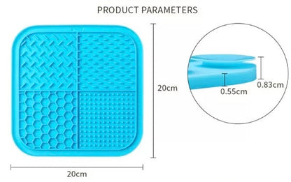 Pet Silicone Licking Mat Split Design