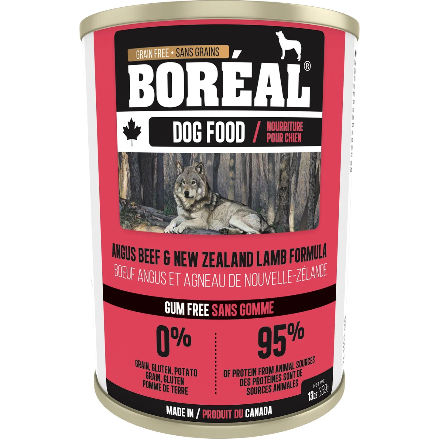 Boréal Angus Beef New Zealand Lamb Formula Canned Dog Food