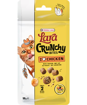 VL Lara Snack Crunchy Chicken Bites Cat Treat 50g