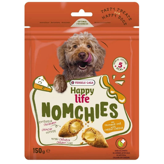 Vessels-Laga Happy Life Nomchies Cheese Flavour Dog Treats 150g